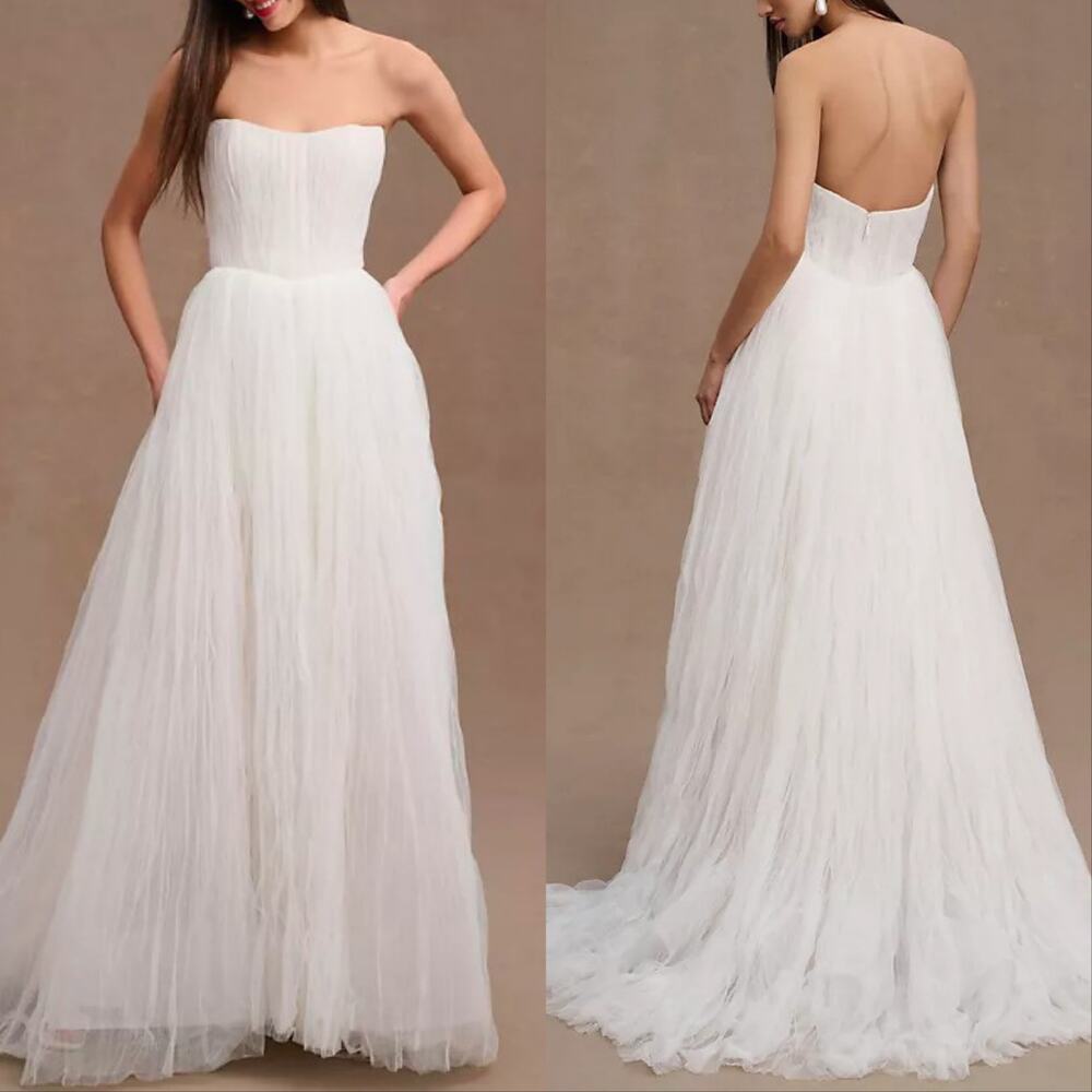 New Watters BHLDN Magali Wedding Gown - Picture 2 of 5